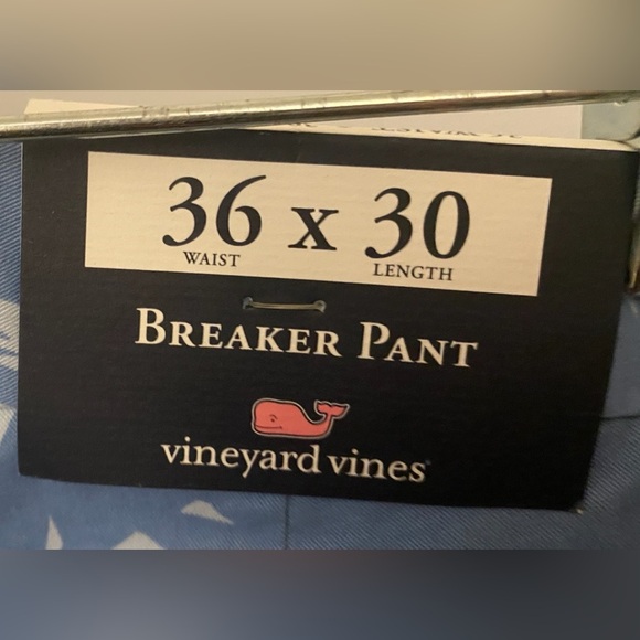 Vinyard Vines Tropical Blue Breaker Pants Men's Sz 36x30 NWT - Picture 12 of 14
